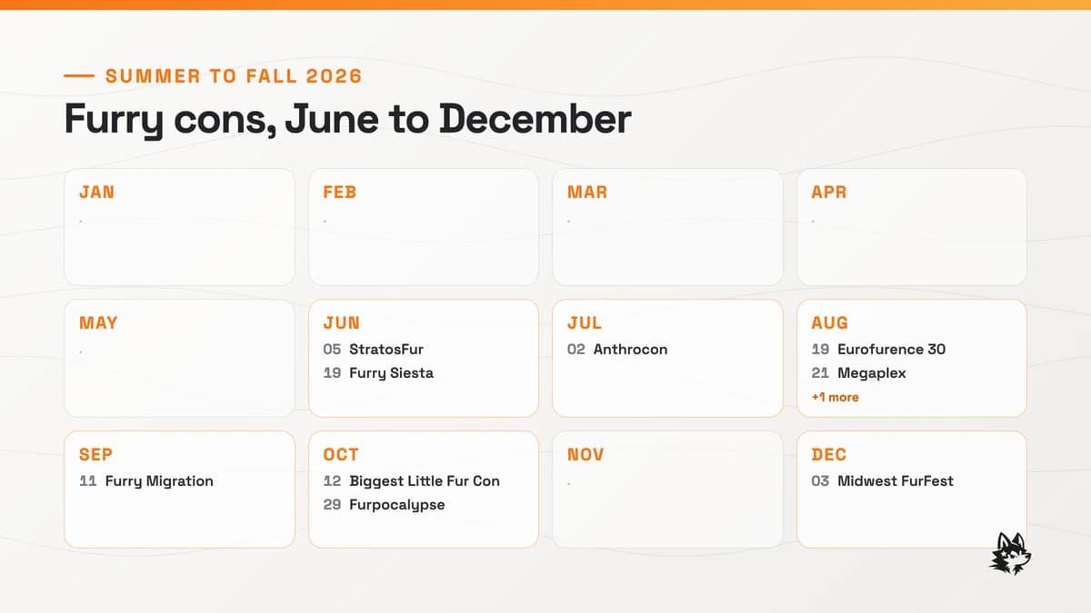 Summer & Fall Furry Conventions 2026: Your Complete Guide