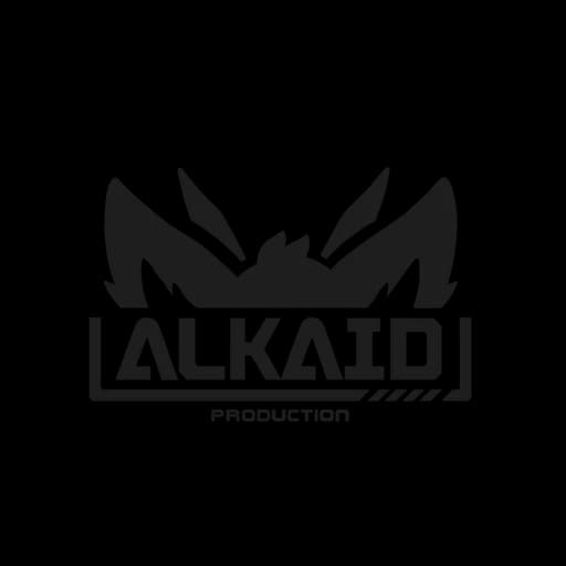 ALKAID Production wordmark beneath a stylized pointed-eared animal emblem