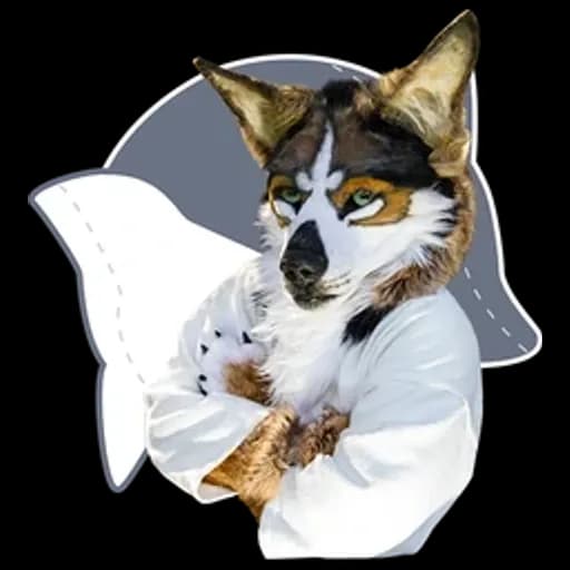 FursuitReview fox and document logo