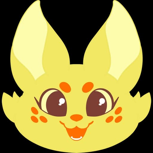 Lemonbrat yellow animal-face logo