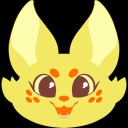 Lemonbrat yellow animal-face logo