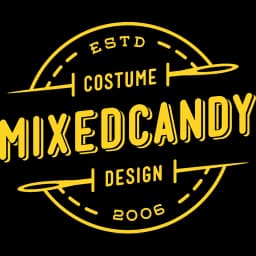 MixedCandy yellow circular costume design logo
