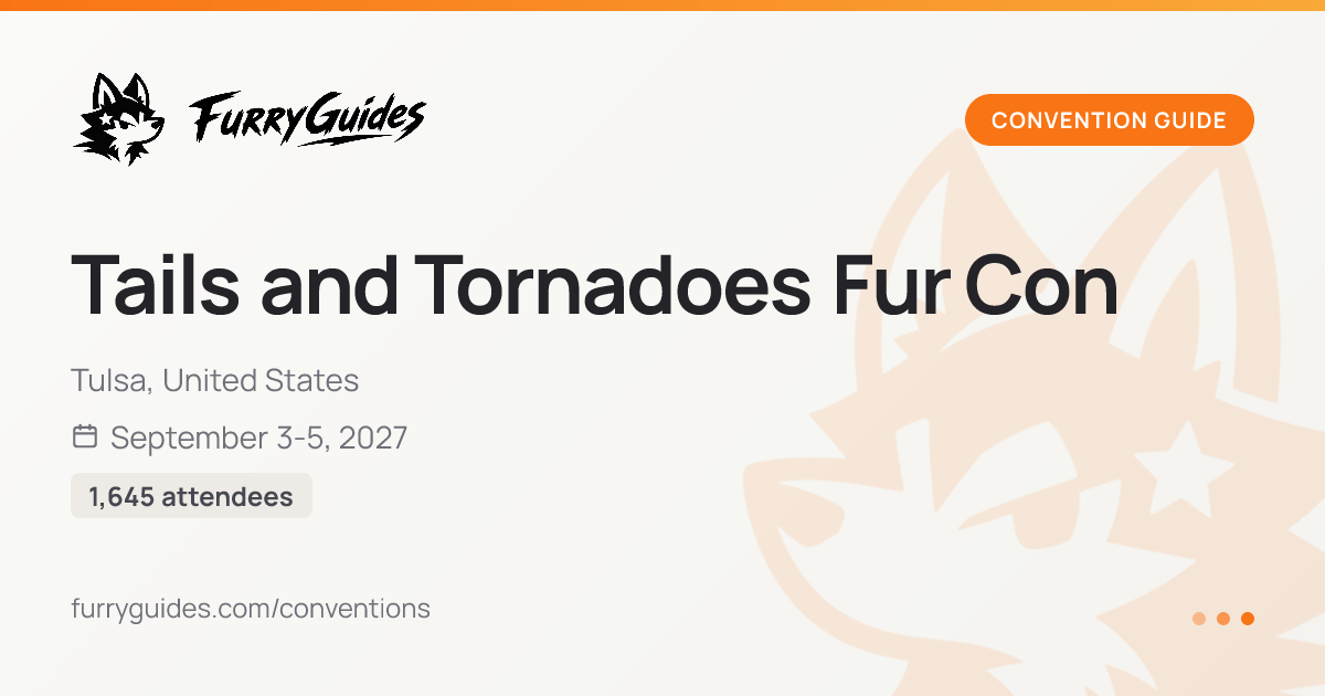 Tails and Tornadoes Fur Con (TTFC) 2026 | Tulsa, Oklahoma
