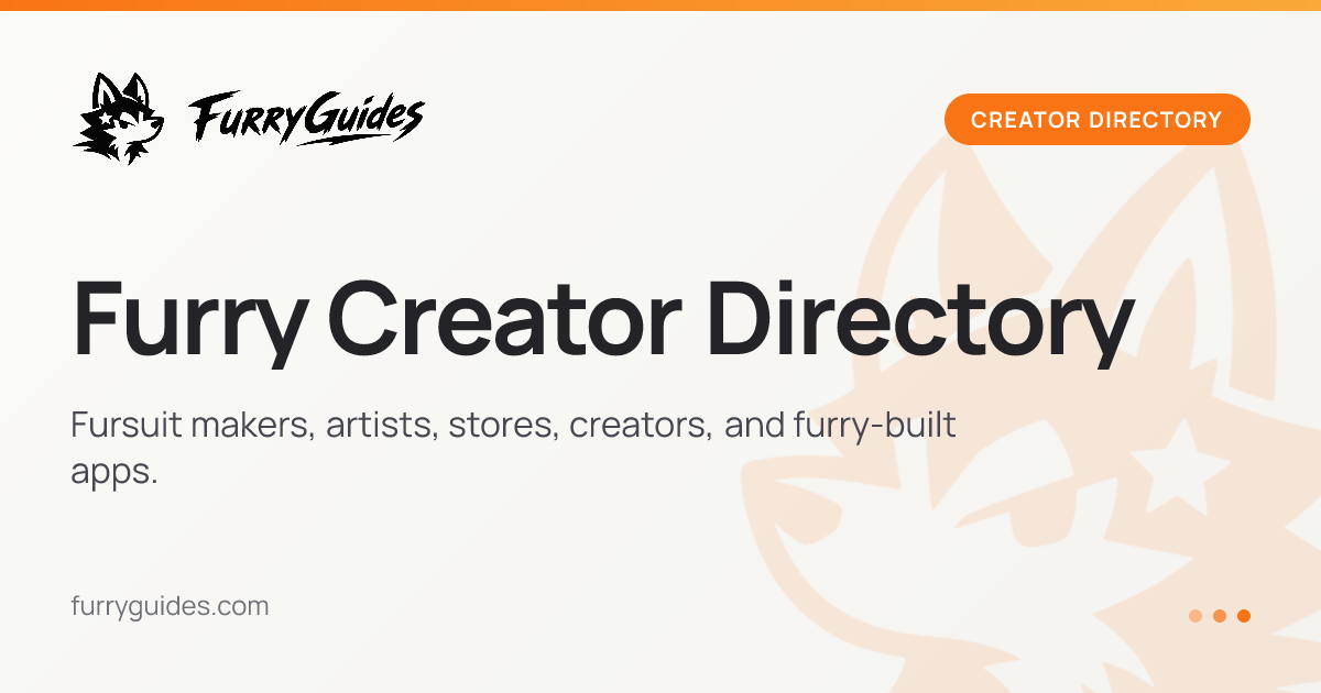 Furry Creator Directory: Makers, Artists & More | FurryGuides